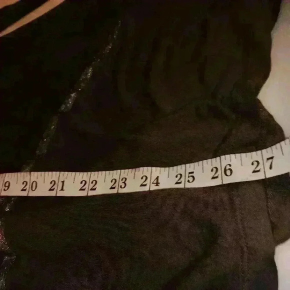 Women's DKNY Jeans Asymmetrical V Neck Tunic Top 100% Viscose Size M - Picture 4 of 13